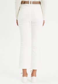 Cache Cache MIT GÜRTEL - Jeans Straight Leg - ecru