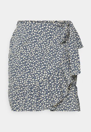 ONLY Petite ONLOLIVIA WRAP SKIRT - Zavinovací sukně - blue mirage