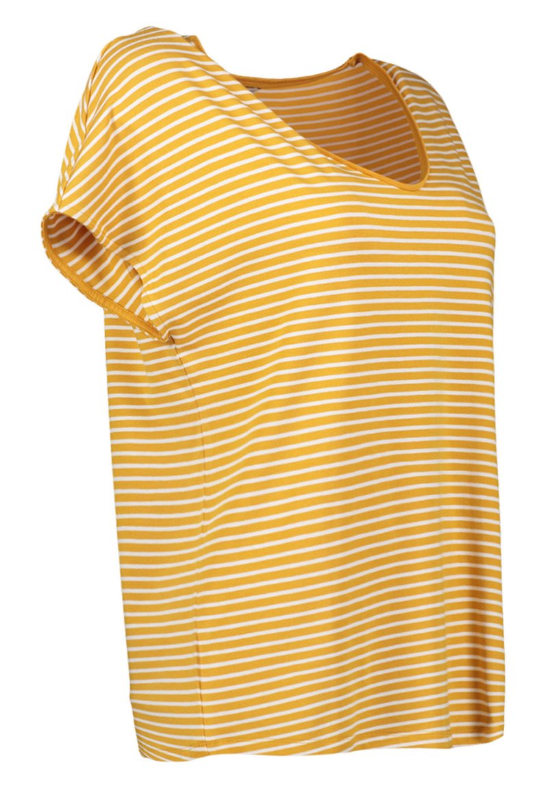 Damen T-Shirts | Re.draft T-Shirt print stripe sunflower/gelb - PU16529 Damen T-Shirts | Re.draft T-Shirt print stripe sunflower/gelb - PU16529