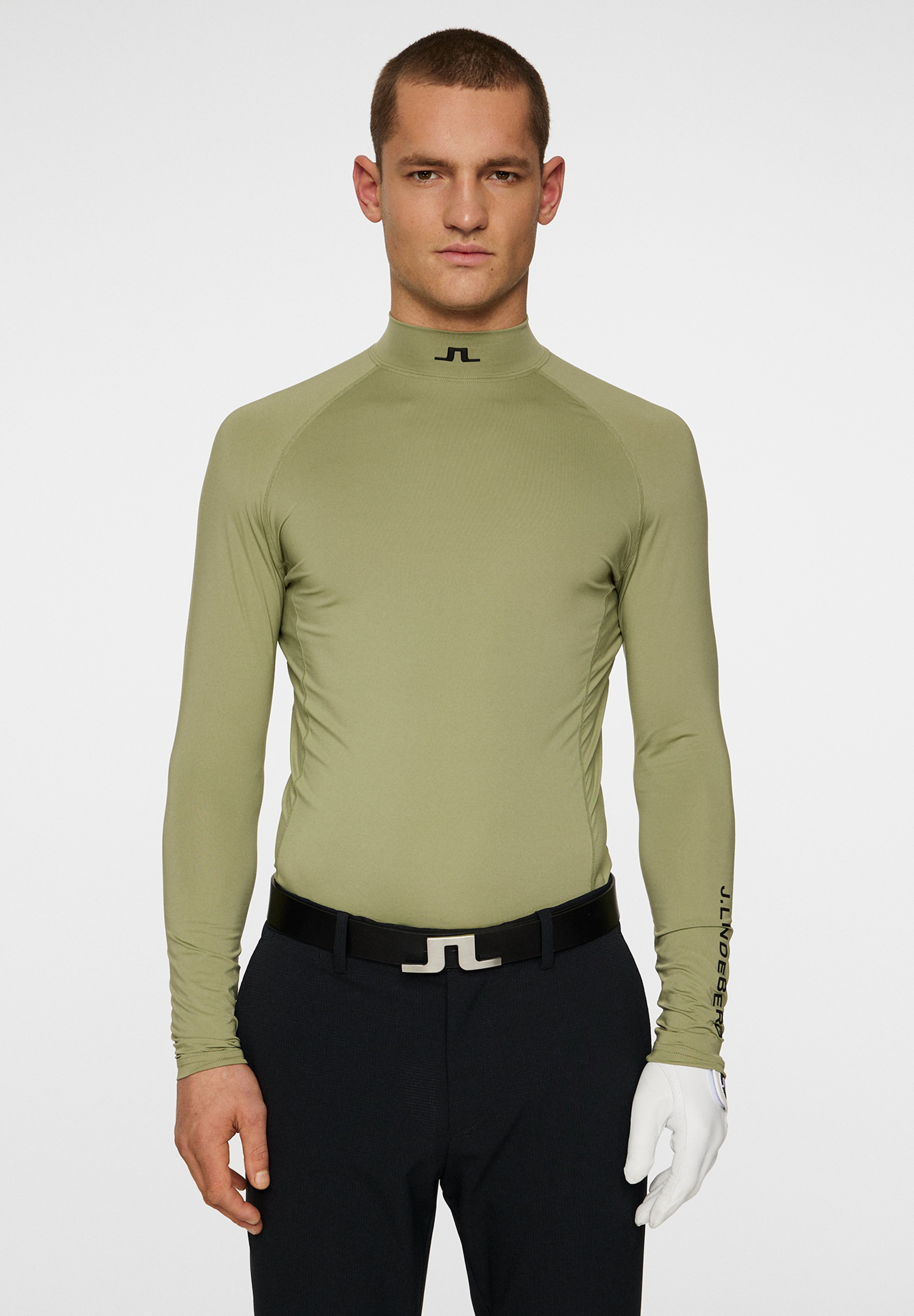 J LINDEBERG Sports ELLO COMPRESSION L ng rmad Tr ja Oil Green gr n J LINDEBERG Sports ELLO COMPRESSION L ng rmad Tr ja Oil Green gr n