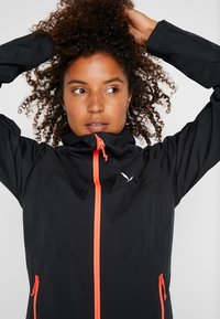 Salewa PUEZ - Casaco impermeável - black out
