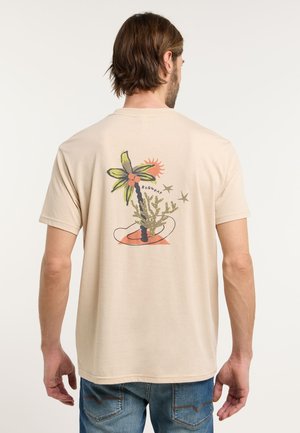 Ragwear Print T-shirt - ivory