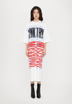 TERRY JONES - Jersey dress - white