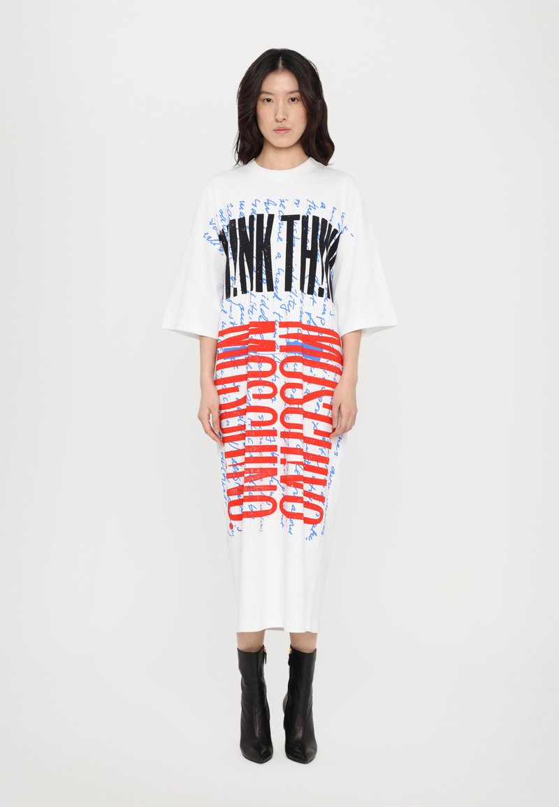 MOSCHINO TERRY JONES - Džersejové šaty - white