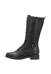 Remonte Bottes à lacets - urbanschwarz