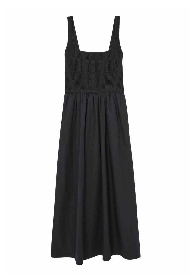 Reiss REGULAR FIT - KORI PERFORATED MIDI  - Vardagsklänning - navy