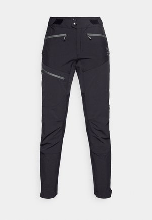 FJØRÅ FLEX PANTS - Pantalones montañeros largos - caviar/castor grey