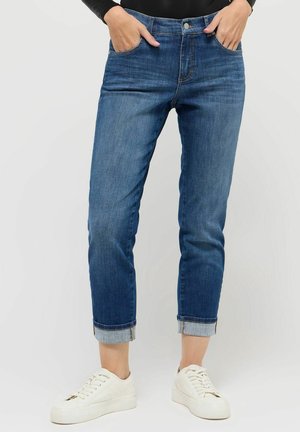 Angels 5-POCKET 7/8 LÄNGE DARLEEN CROP TU  - Slim fit jeans - mid blue used