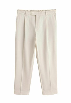 REGULAR FIT - TAPERED FIT SMART ELASTICATED BACK - Stoffhose - ecru neutral
