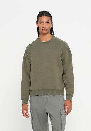 WEBEX BOXY CREWS - Sweatshirt - khaki