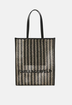 SKUARE TOTE - Shopping bag - natural/black