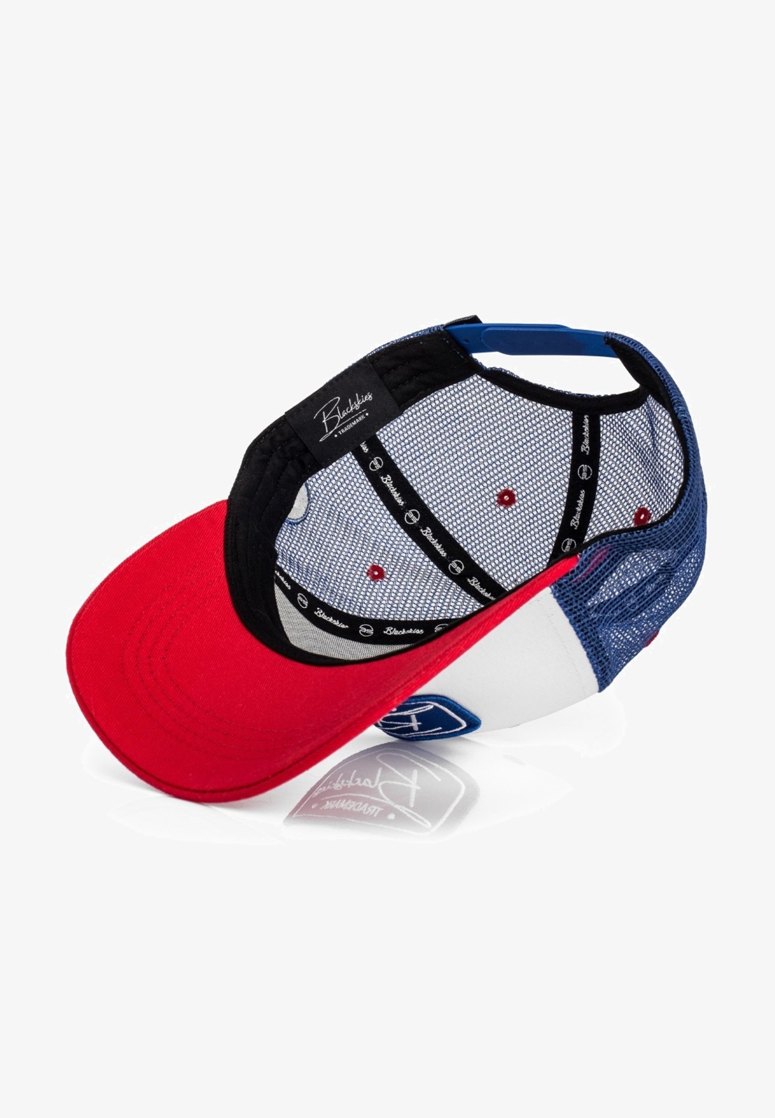 Cappellino Da Baseball Uomo MG – Blu, 100% Cotone, Taglia Unica Regolabile