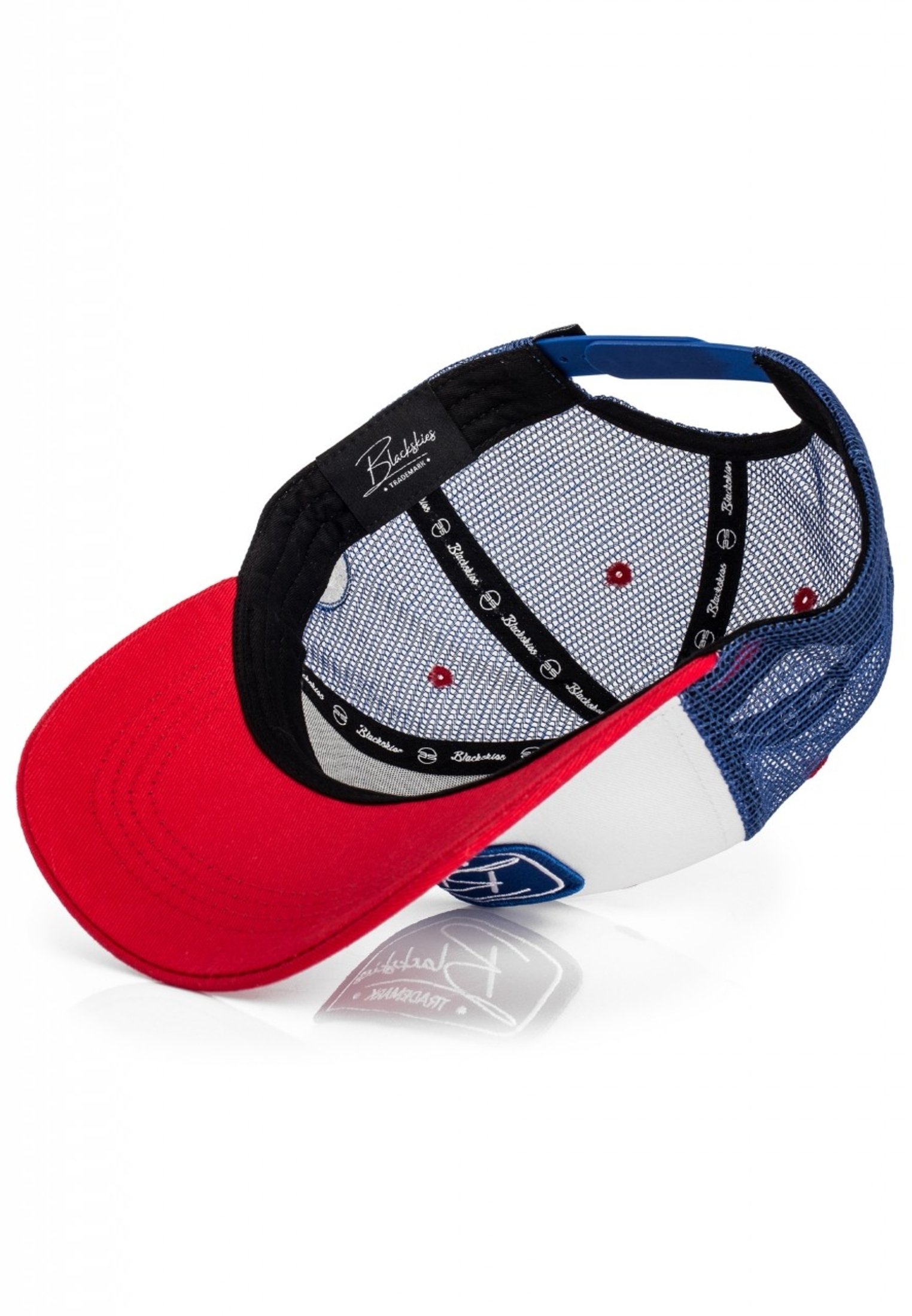 Cappellino Da Baseball Uomo MG – Blu, 100% Cotone, Taglia Unica Regolabile