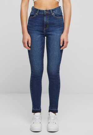 Urban Classics Džínsy skinny fit - darkblue washed