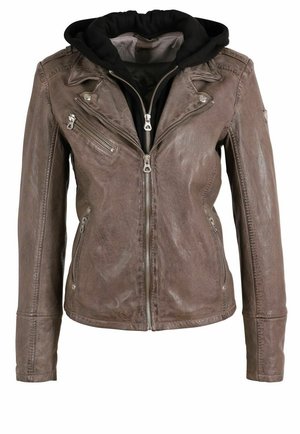 LARIV - Leather jacket - grey