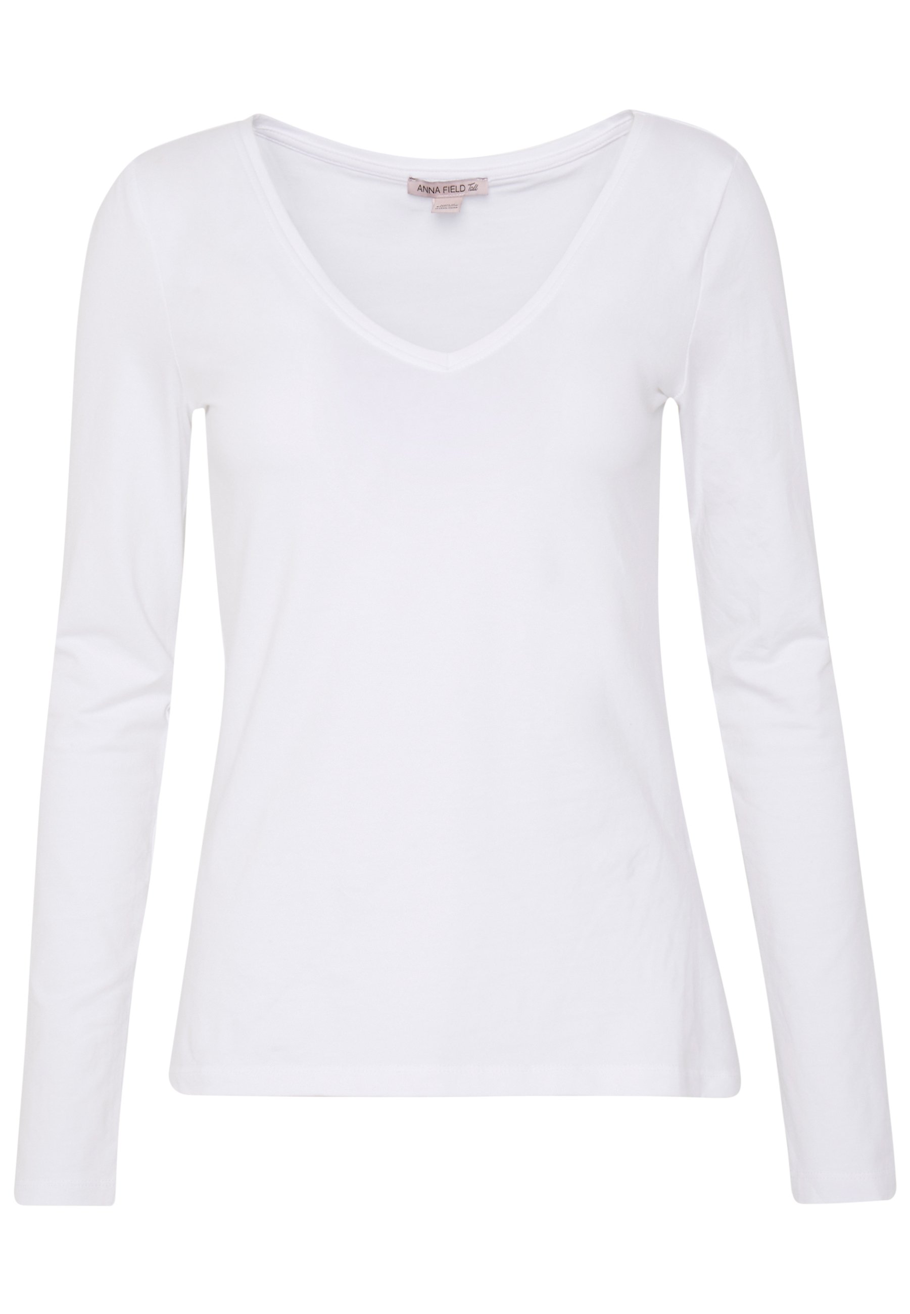 White long sleeve top