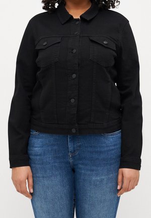 ONLY Carmakoma Denim jacket - black