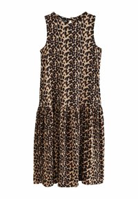 Next Haljina od žerseja - brown leopard animal print