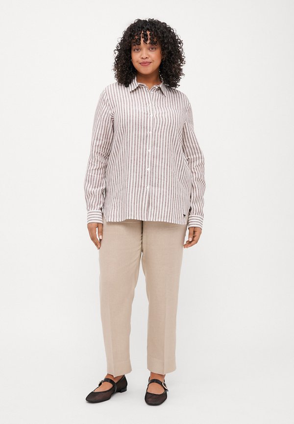 ANGOLO - Trousers - sabbia3