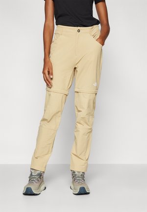 EXPLORATION CONV REG STRAIGHT PANT - Pantalones montañeros largos - khaki stone