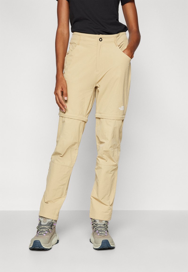 The North Face EXPLORATION CONV REG STRAIGHT PANT - Hlače za otvoreno - khaki stone