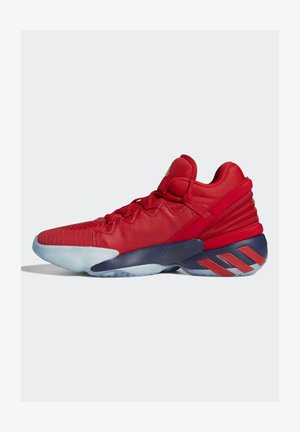 D.O.N. ISSUE 2 - Basketball shoes - scarlet/team navy blue/gold metallic