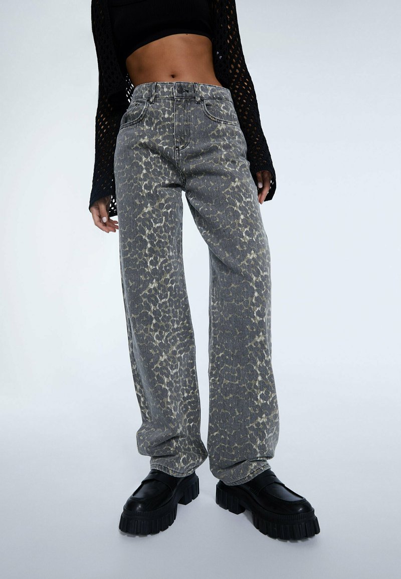 bottines leopard stradivarius