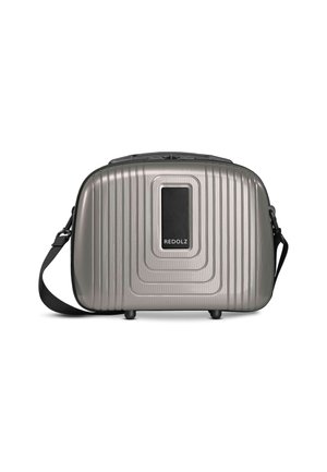 Wash bag - coffee grey metallic