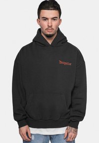 Dropsize HEAVY IN GOOD WE TRUST - Hoodie - washed black