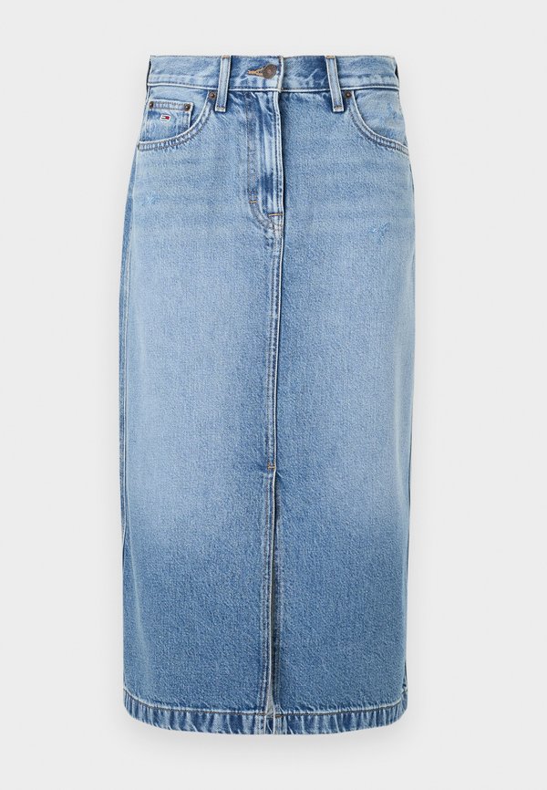 CLAIRE MIDI SKIRT - Denim skirt - denim light4