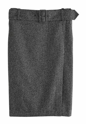 TALL FIT - FLECK TAILORED PENCIL  - Bleistiftrock - grey