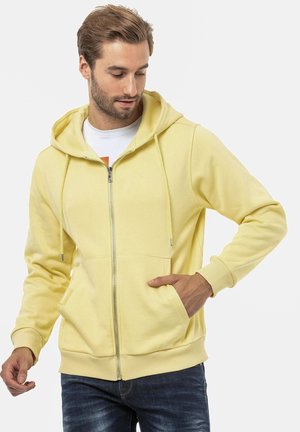 Sweater met rits - yellow