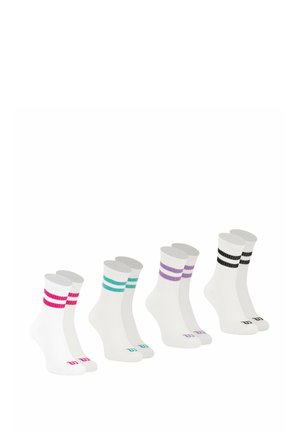 LOT DE 4 PAIRES - Chaussettes de sport - blanc