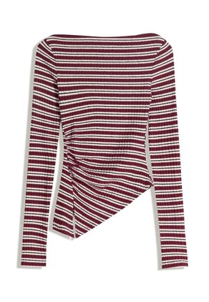 ASYMMETRIC - Hosszú ujjú felső - dark red