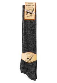 Normani KNEE HIGH PURE WOOL 3 PACK - Dokoljenke - anthrazitmelange