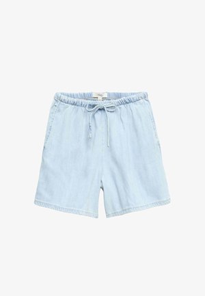 Marks & Spencer, RELAXED DRAWSTRING - Jeansshort - light indigo