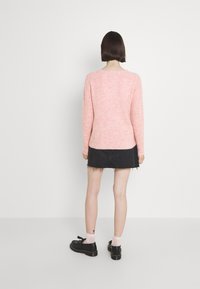 Pieces PCELLEN V NECK - Camisola - misty rose