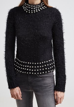 Strickpullover - black