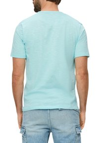 s.Oliver HENLEYAUSSCHNITT - T-Shirt basic - helles türkis