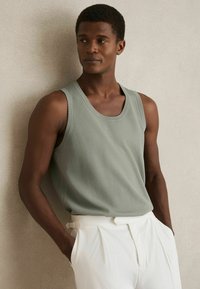 Reiss REGULAR FIT - WATSON TEXTURED  - Vir�šus - sage green