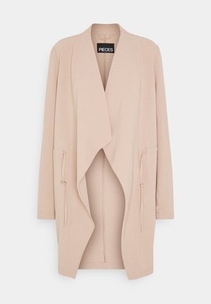 Halflange jas - beige