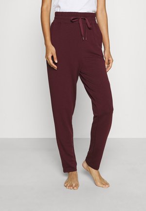 LANG - Pantaloni del pigiama - burgund