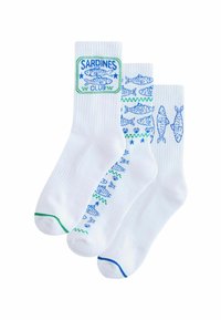 Next CUSHION 3 PACK WITH ARCH SUPPORT - Sokken - sardines