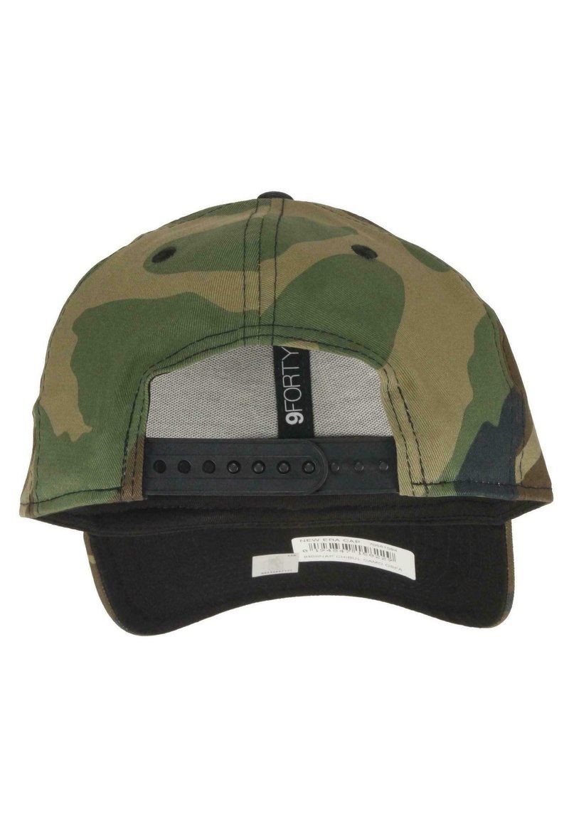 New Era Nba 9forty A-frame Chicago Bulls Premium Wheat Snapback Cap in Black Red