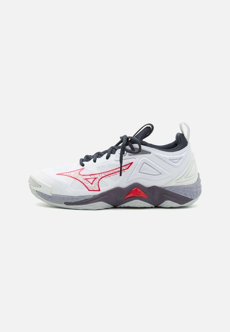 Mizuno WAVE MOMENTUM 3 - Scarpe da pallavolo - white/salsa/black