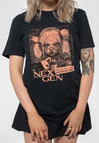 Paradiso Clothing BRING ME THE HORIZON DISTRESSED NEX GEN - Print T-shirt - black