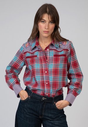 AN'GE Chemisier - rouge