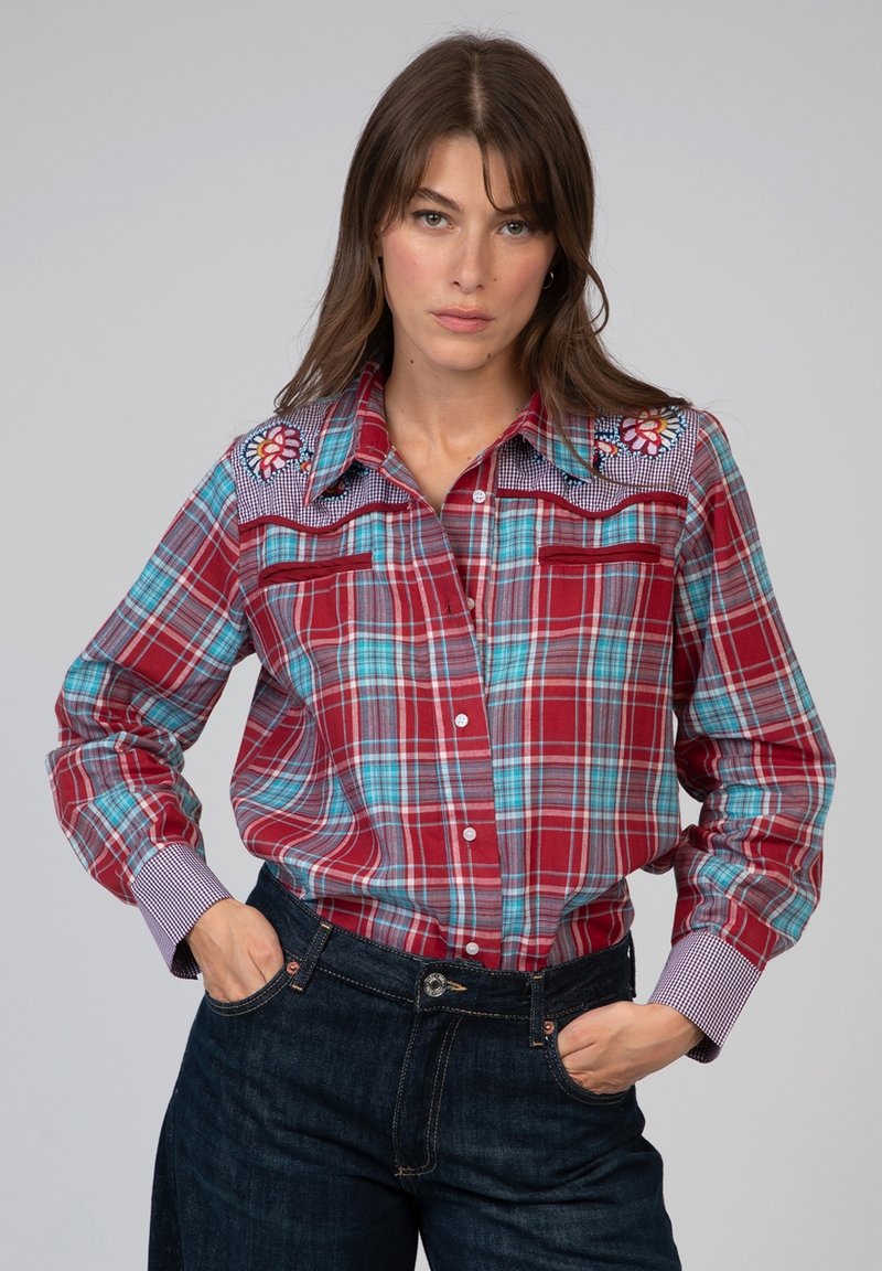 AN'GE Chemisier - rouge