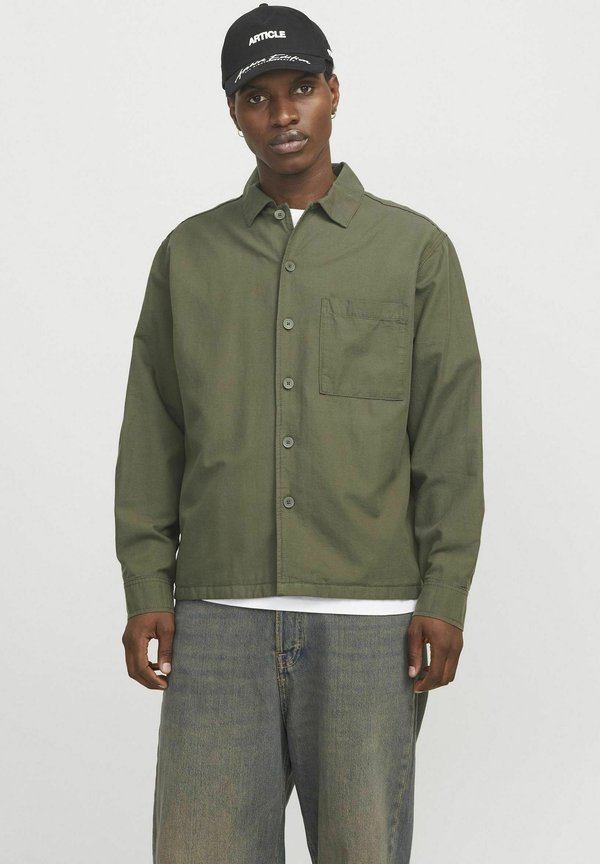 Leichte Jacke - olive night