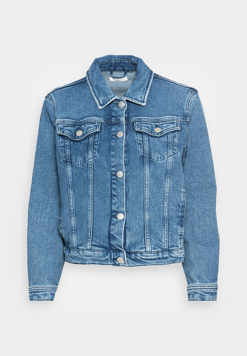 KnowledgeCotton Apparel Spijkerjas lichtblauw